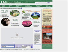 Tablet Screenshot of lamountains.com